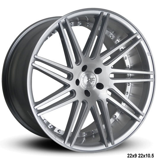 ROAD FORCE WHEELS RF 11 - Silver Brush Face