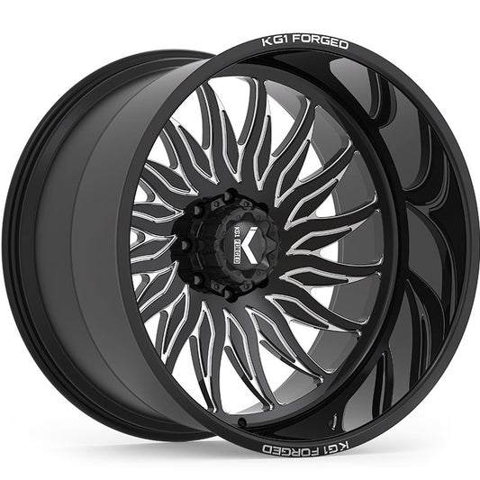 KG1 FORGED WHEELS Phoenix Gloss Black Milled DIRECTIONAL