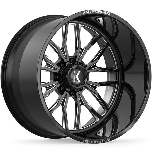 KG1 FORGED WHEELS Primacy Gloss Black Milled