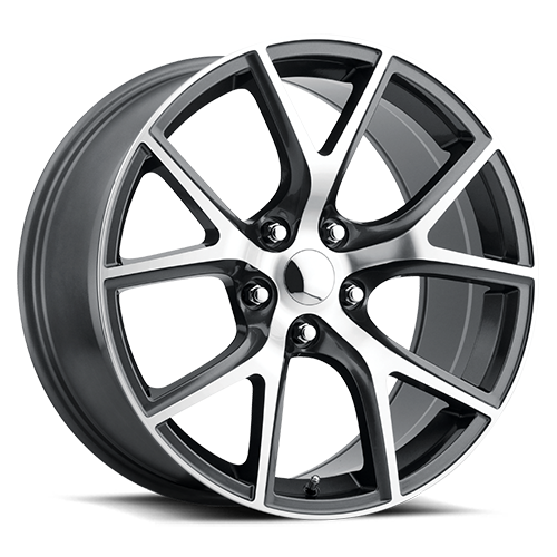 FR WHEELS 75 JEEP TRACKHAWK - GREY WITH MACHINED FACE