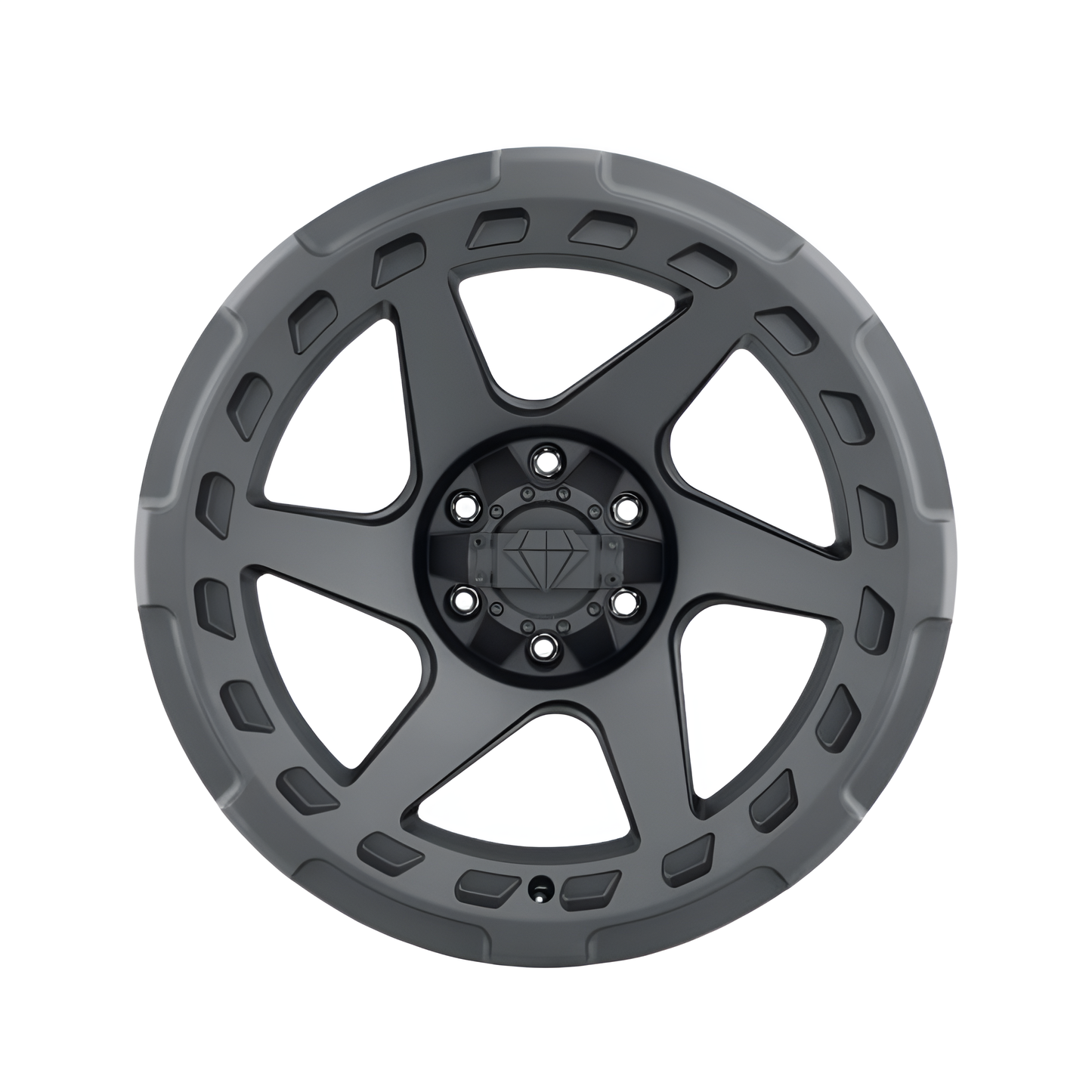 BLAQUE DIAMOND WHEELS - BD-O728 Matte Textured Black