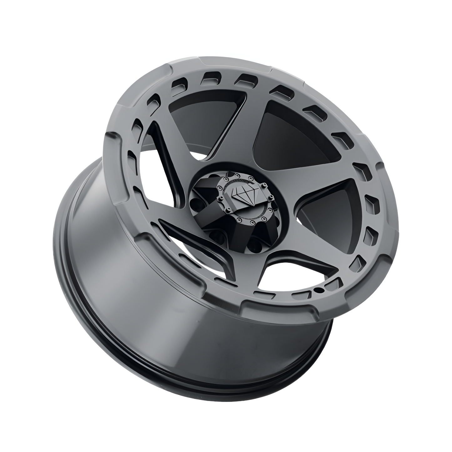 BLAQUE DIAMOND WHEELS - BD-O728 Matte Textured Black
