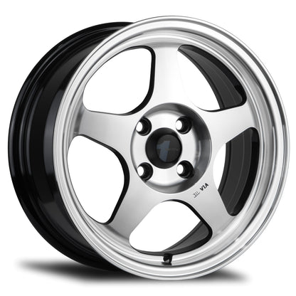 AVID1 WHEELS AV08 - Machined Silver | A refined and durable design with a sleek machined silver finish, delivering both style and performance on the road.