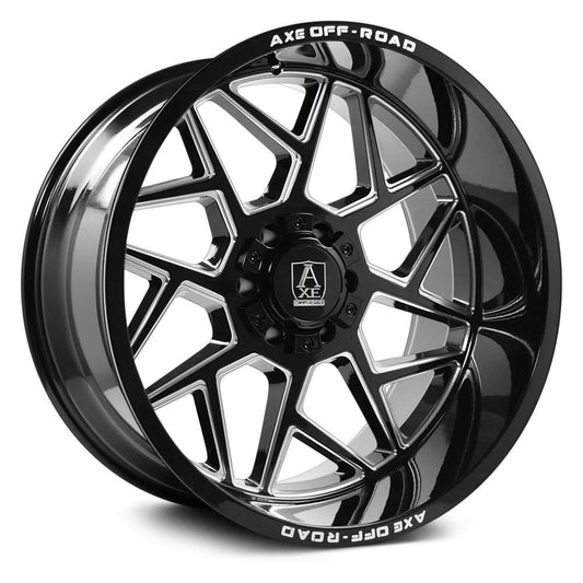 AXE WHEELS - AXE Offroad Nemesis Gloss Black Milled