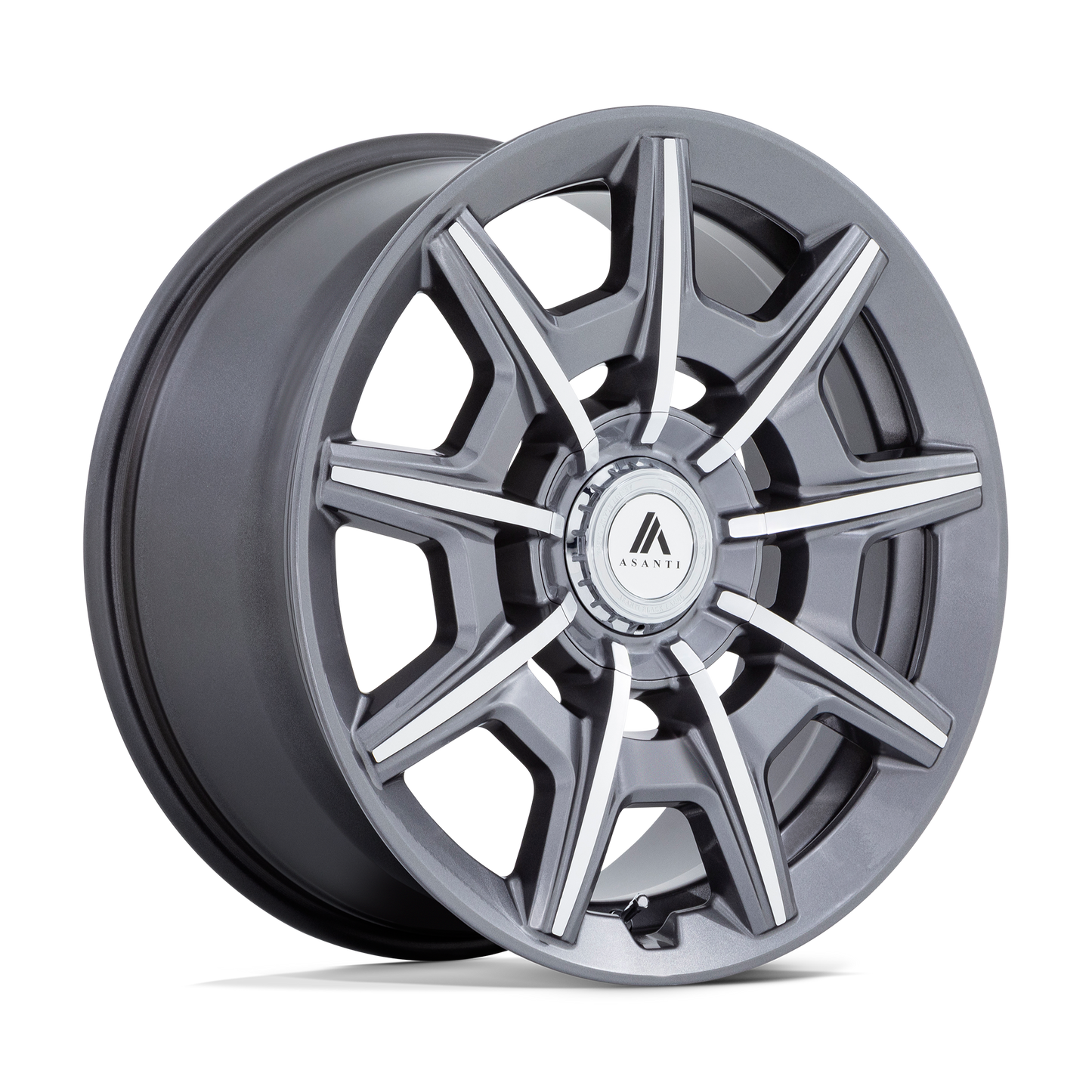 ASANTI WHEELS ESQUIRE - Gloss Anthracite Bright Machined | Stylish, High-Quality Wheels Crafted for a Modern Look and Exceptional Driving Performance