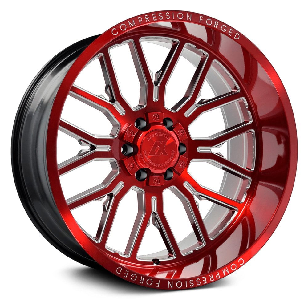 AXE Offroad AX6.2 Compression Candy Red Wheels | Bold & Durable Rims for Trucks & SUVs – High-Performance Off-Road Styling