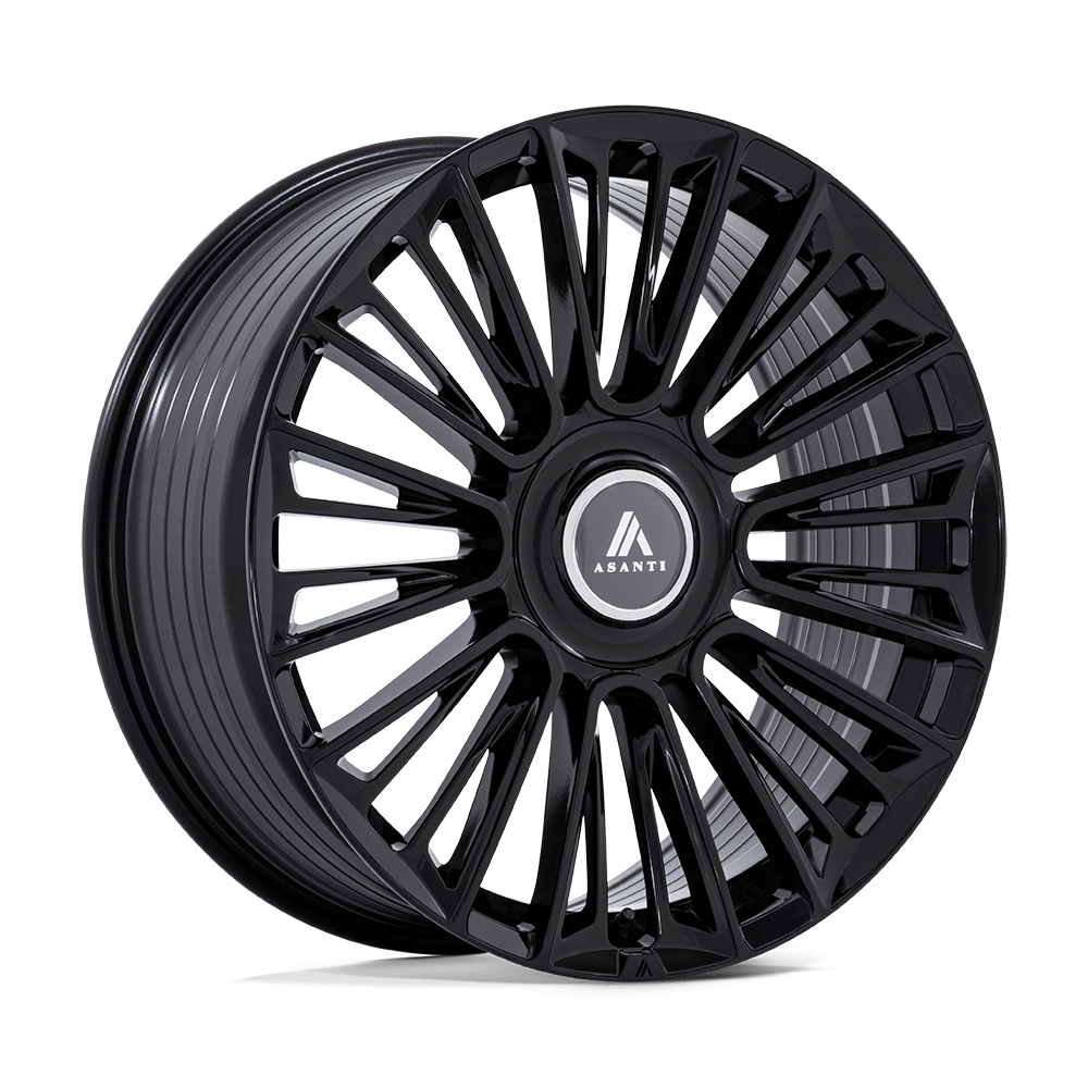 ASANTI WHEELS PREMIER - Gloss Black | Sleek, High-Performance Wheels Designed for an Aggressive Look and Enhanced Road Dynamics