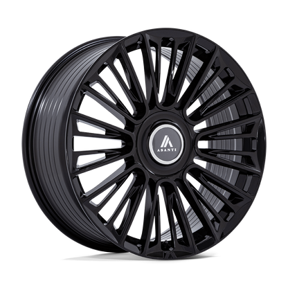 ASANTI WHEELS PREMIER - Gloss Black | Sleek, High-Performance Wheels Designed for an Aggressive Look and Enhanced Road Dynamics