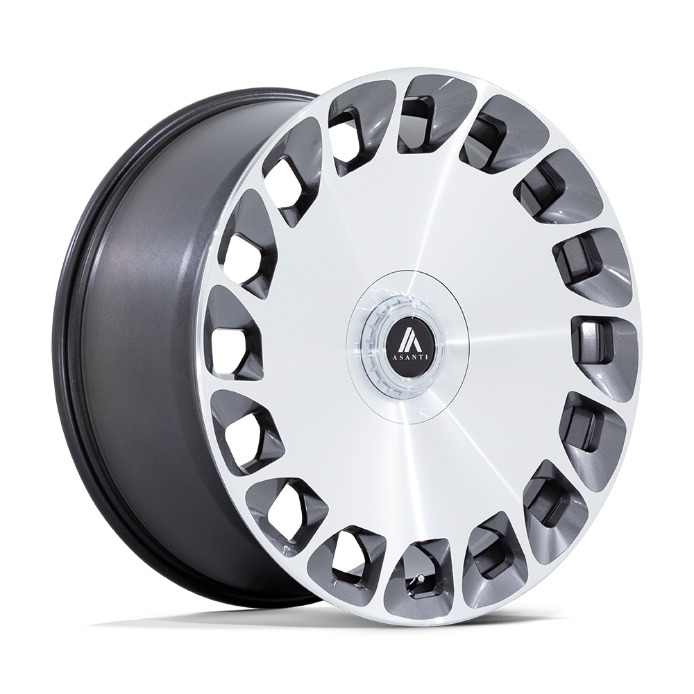 ASANTI WHEELS ARISTOCRAT - Gloss Platinum Bright Machined Face | Luxurious, Eye-Catching Wheels Designed for Maximum Style and High-Performance Appeal