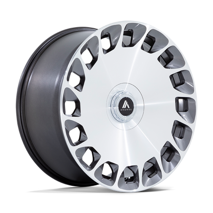 ASANTI WHEELS ARISTOCRAT - Gloss Platinum Bright Machined Face | Luxurious, Eye-Catching Wheels Designed for Maximum Style and High-Performance Appeal