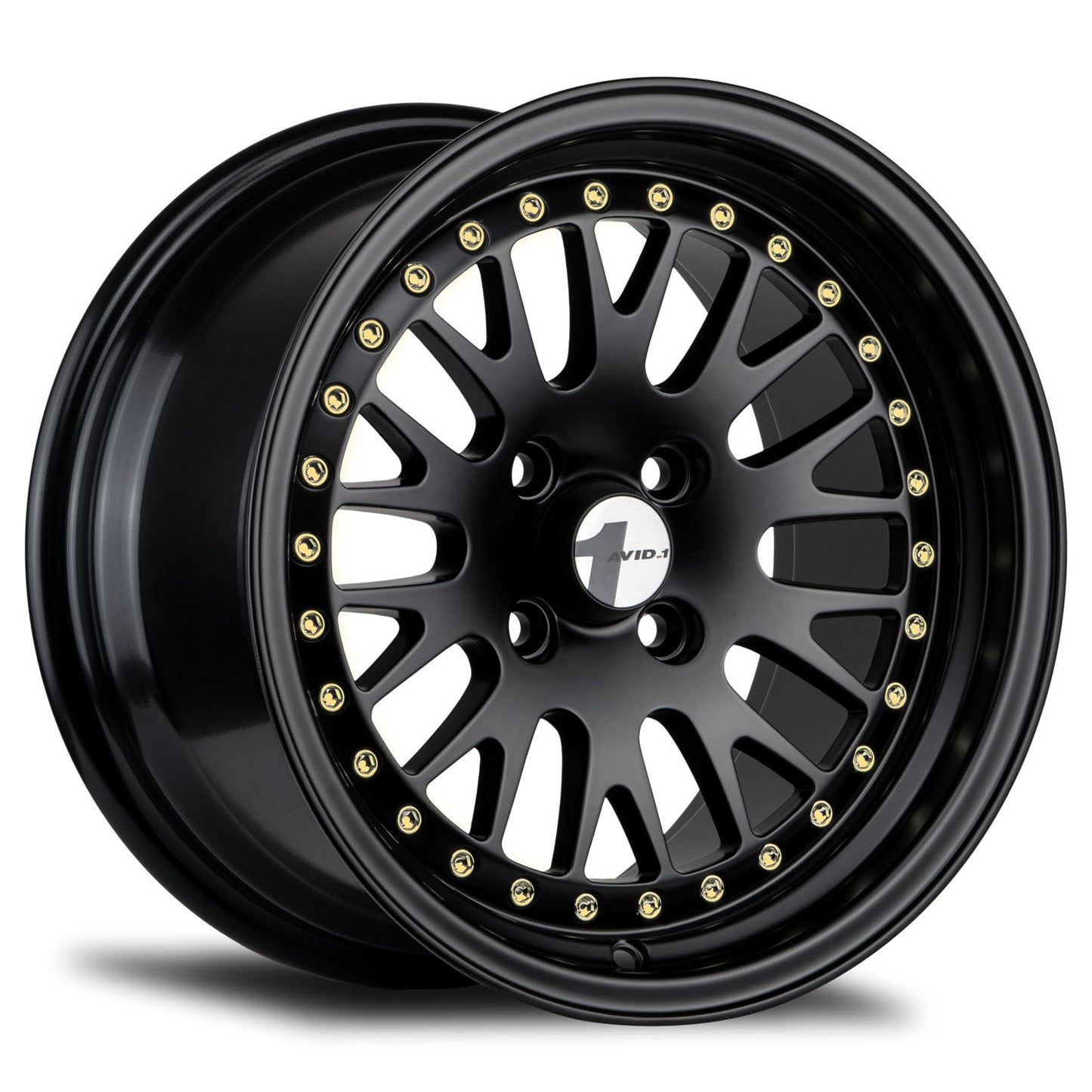 AVID1 WHEELS AV12 - Matte Black | A bold and stylish wheel with a matte black finish, offering a sleek and aggressive look for your ride.