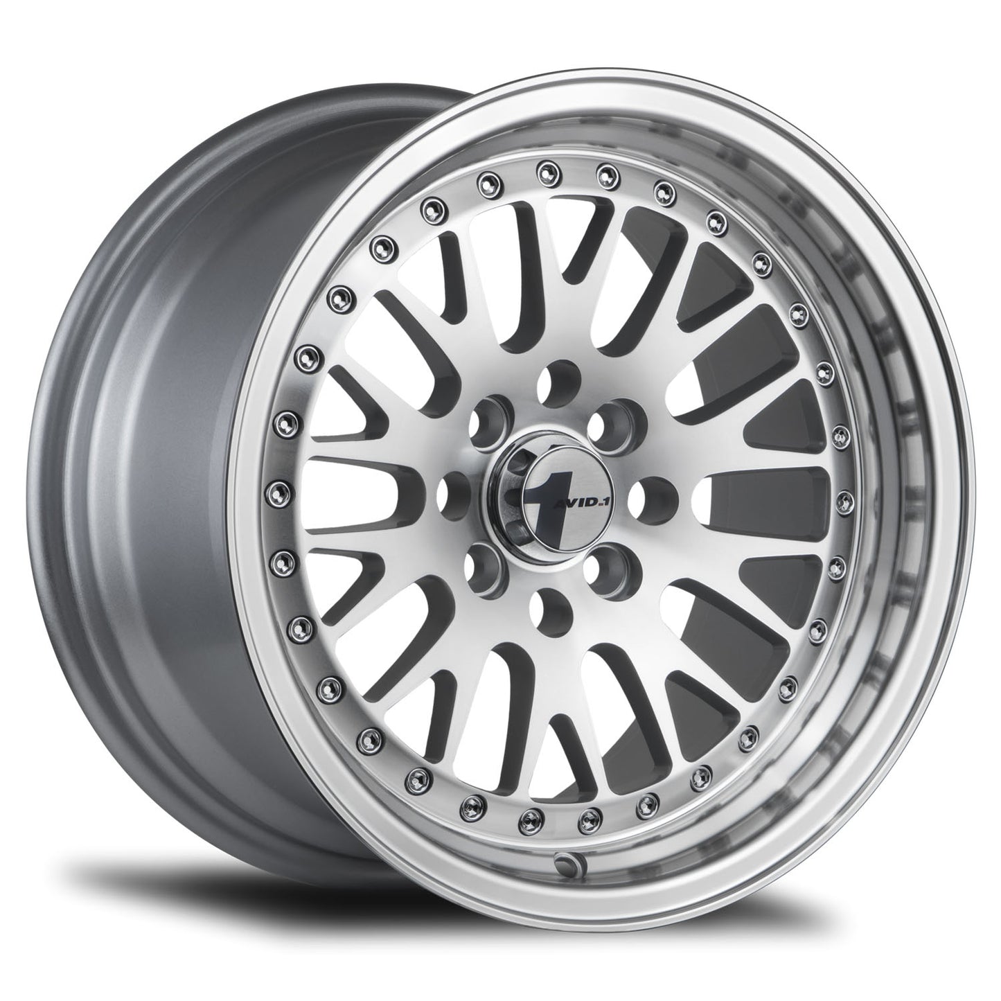 AVID1 WHEELS AV12 - Machined Silver | A refined and modern wheel with a machined silver finish, delivering a sleek and sophisticated appearance for any vehicle.