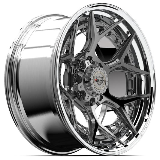 4PLAY WHEELS - 4PF6 Brushed / Tinted Clear Center & Polished Barrel