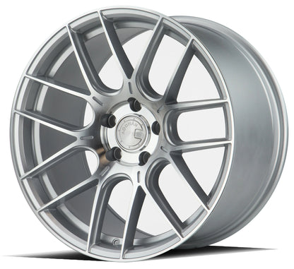 AODHAN WHEELS AH-X (SPX) - Gloss Silver Machine Face | Modern, Eye-Catching Wheels Engineered for a Blend of Style and Performance