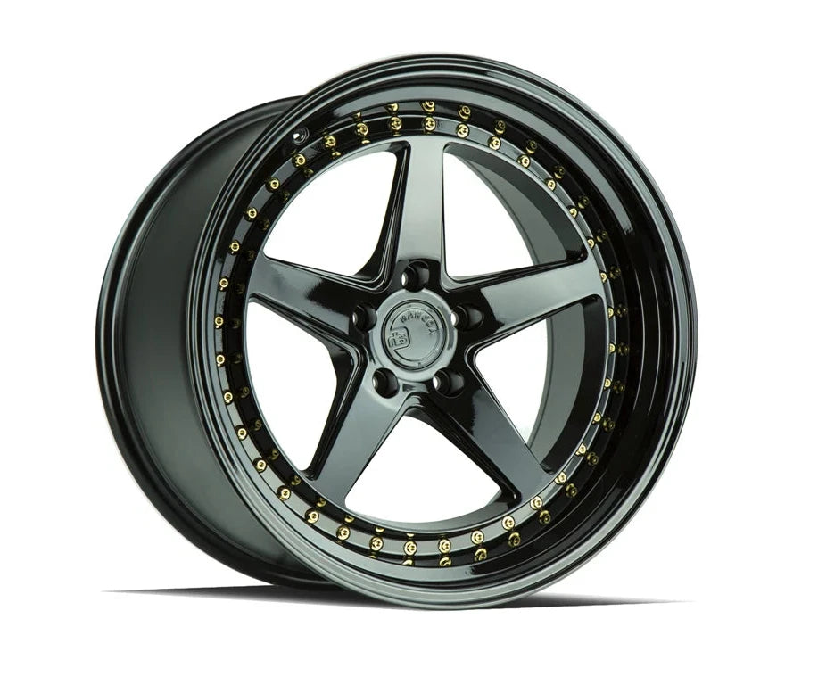 AODHAN WHEELS DS05 - Gloss Black | Sleek, Lightweight, and High-Performance Wheels for Sport, Tuner & Luxury Vehicles