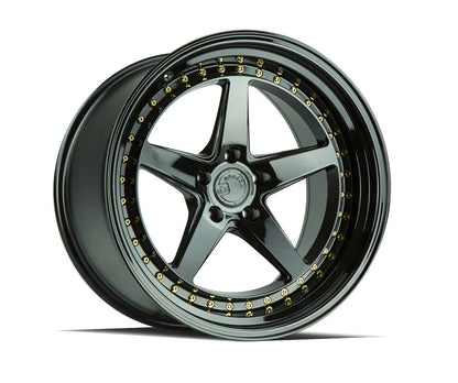 AODHAN WHEELS DS05 - Gloss Black | Sleek, Lightweight, and High-Performance Wheels for Sport, Tuner & Luxury Vehicles