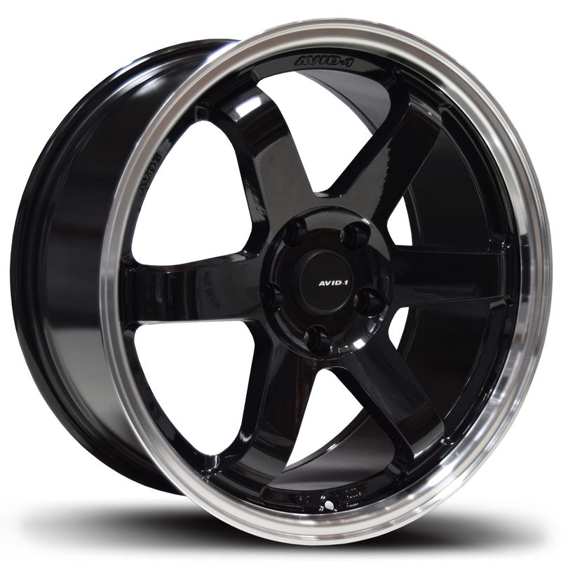 AVID1 WHEELS AV06 - Gloss Black Polished Lip | Sleek and stylish wheels with a refined finish, delivering a perfect blend of performance and elegance.