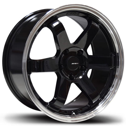 AVID1 WHEELS AV06 - Gloss Black Polished Lip | Sleek and stylish wheels with a refined finish, delivering a perfect blend of performance and elegance.