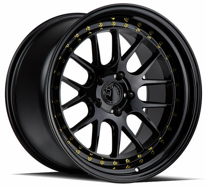 AODHAN WHEELS DS06 - Gloss Black | Sleek, Lightweight, and High-Performance Wheels for Sport, Tuner & Luxury Cars