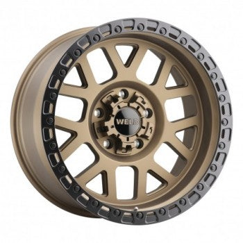 WELD WHEELS - CINCH W115 Satin Bronze/Satin Black Ring