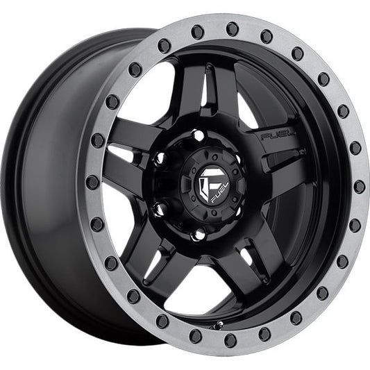 FUEL OFFROAD WHEELS - Anza D557 Matte Black w/anthracite ring