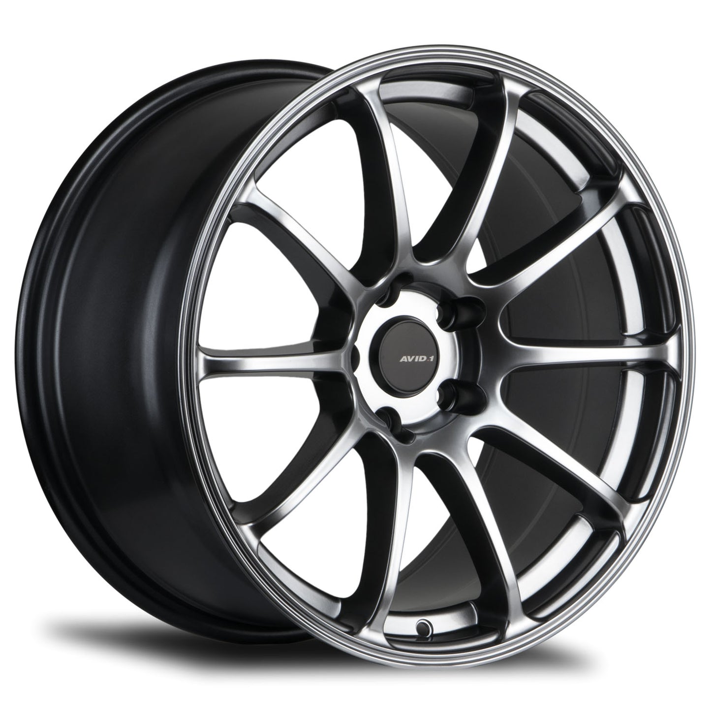 AVID1 AV27 Hyper Black - Ultra-Lightweight, Performance-Driven Alloy Wheels for Street and Track Enthusiasts Seeking a Bold Aesthetic