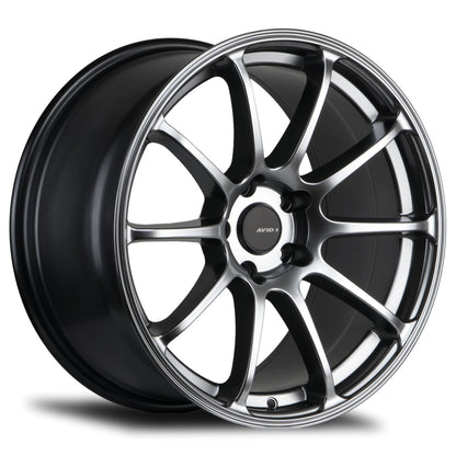 AVID1 AV27 Hyper Black - Ultra-Lightweight, Performance-Driven Alloy Wheels for Street and Track Enthusiasts Seeking a Bold Aesthetic