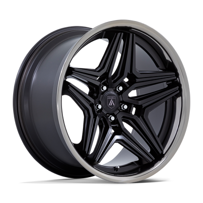 ASANTI WHEELS DUKE - Satin Black w/ DDT Lip | Rugged, High-Performance Wheels Engineered for a Tough Look and Enhanced Off-Road Capability