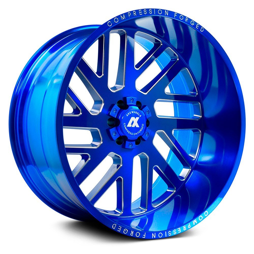 AXE Offroad AX2.7 Compression Candy Blue Wheels | Bold & Durable Rims for Trucks & SUVs – High-Performance Off-Road Design