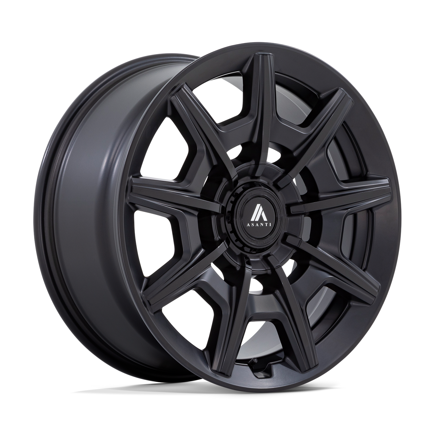 ASANTI WHEELS ESQUIRE - Satin Black with Gloss Black Face | Elegant, High-Performance Wheels Designed for a Striking Contrast and Superior Road Dynamics