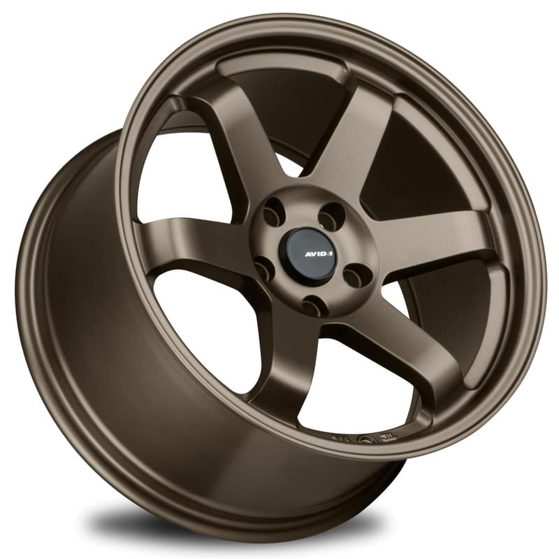 AVID1 WHEELS AV06 - Matte Bronze | Sporty and stylish wheels with a durable finish, perfect for an aggressive and refined look.
