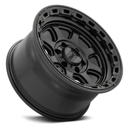 KMC WHEELS - KM548 Chase Satin Black / Gloss Black Lip