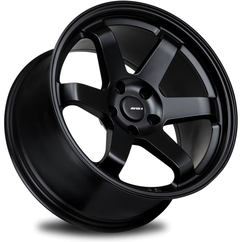 AVID1 WHEELS AV06 - Matte Black | Bold and versatile wheels engineered for a stealthy look with exceptional strength and reliability.