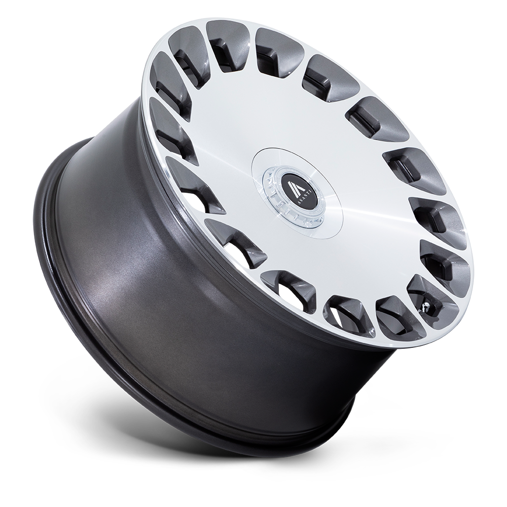 ASANTI WHEELS ARISTOCRAT - Gloss Platinum Bright Machined Face | Luxurious, Eye-Catching Wheels Designed for Maximum Style and High-Performance Appeal