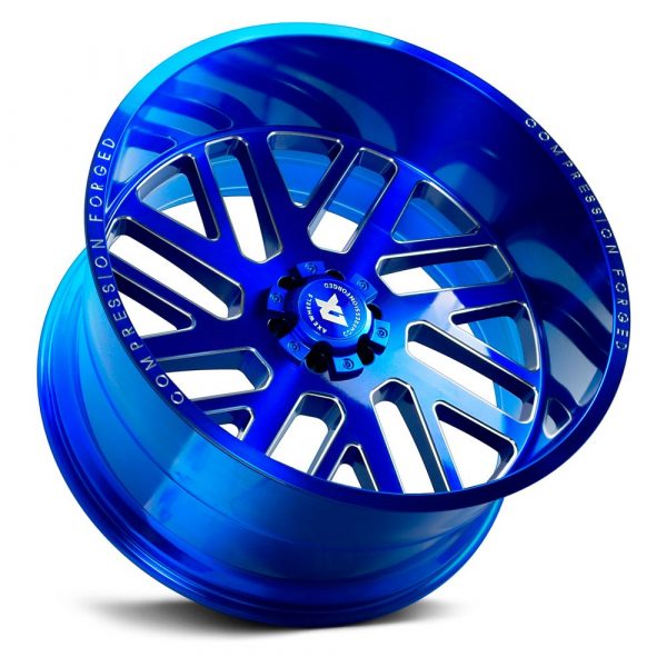 AXE Offroad AX2.7 Compression Candy Blue Wheels | Bold & Durable Rims for Trucks & SUVs – High-Performance Off-Road Design