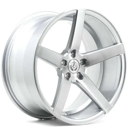 AXE Wheels EX18 Gloss White Brush Face | Sleek & Durable Rims for Trucks & SUVs – High-Performance Styling
