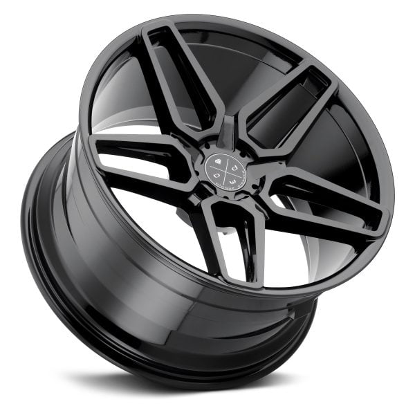 BLAQUE DIAMOND WHEELS - BD-17-5 Gloss Black