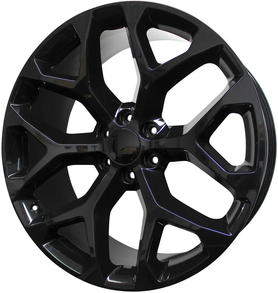 ELITE CUSTOM RIMS - GMC/CHEVY RIMS SIERRA DENALI YUKON TAHOE SUBURBAN AVALANCH LTZ SNOWFLAKE WHEELS