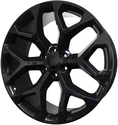 ELITE CUSTOM RIMS - GMC/CHEVY RIMS SIERRA DENALI YUKON TAHOE SUBURBAN AVALANCH LTZ SNOWFLAKE WHEELS