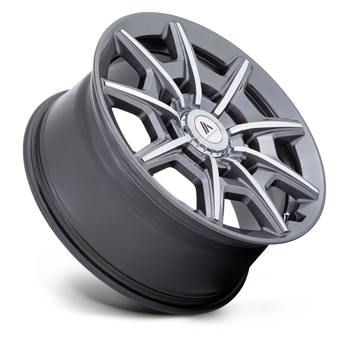 ASANTI WHEELS ESQUIRE - Gloss Anthracite Bright Machined | Stylish, High-Quality Wheels Crafted for a Modern Look and Exceptional Driving Performance