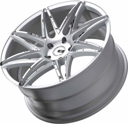 DUB WHEELS - XO Luxury Dubai Silver / Chrome Face
