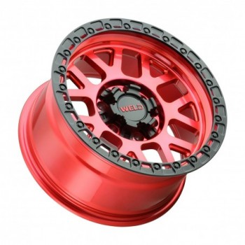 WELD WHEELS - W13CINCH 3 Candy Red/Satin Black Ring