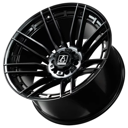 AXE Offroad Thanos Gloss Black Dark Tint Wheels | Bold & Rugged Rims for Trucks & SUVs – Durable, Stylish & Off-Road Ready