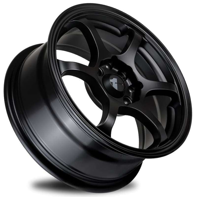 AVID1 WHEELS AV02 - Matte Black | Lightweight and durable design crafted for a bold, street-ready look with superior performance.