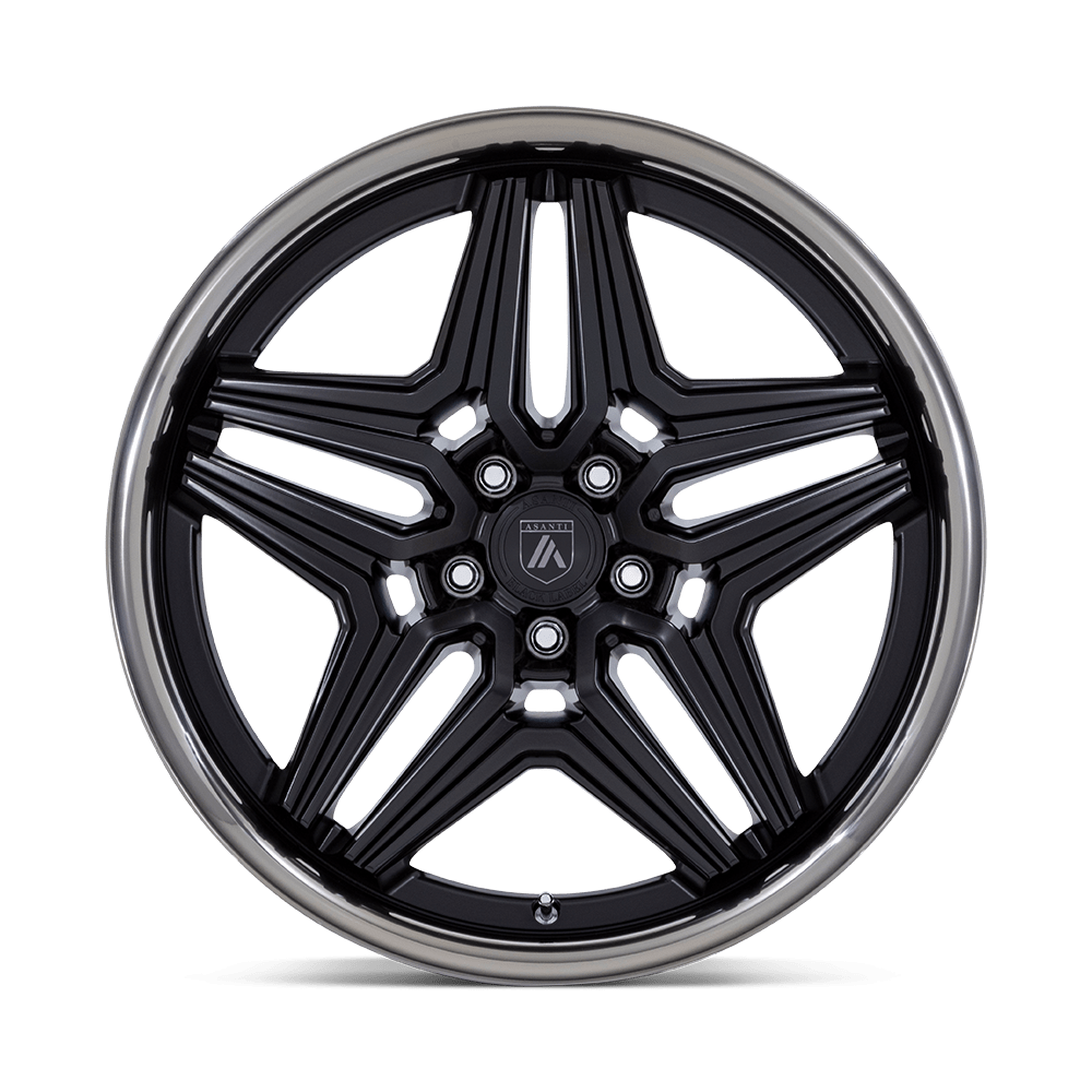 ASANTI WHEELS DUKE - Satin Black w/ DDT Lip | Rugged, High-Performance Wheels Engineered for a Tough Look and Enhanced Off-Road Capability