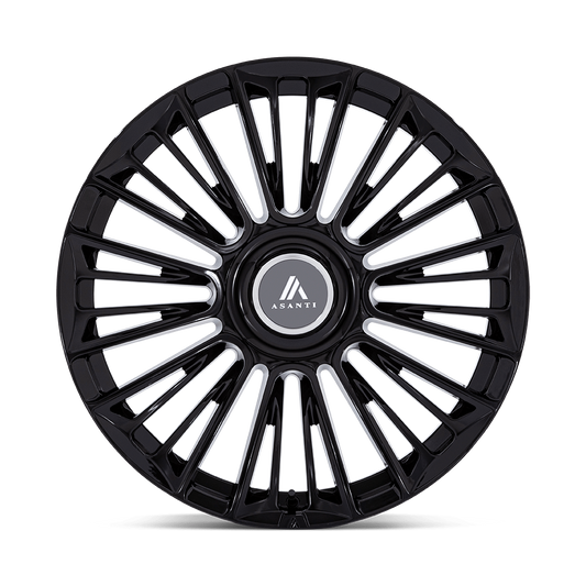 ASANTI WHEELS PREMIER - Gloss Black | Sleek, High-Performance Wheels Designed for an Aggressive Look and Enhanced Road Dynamics