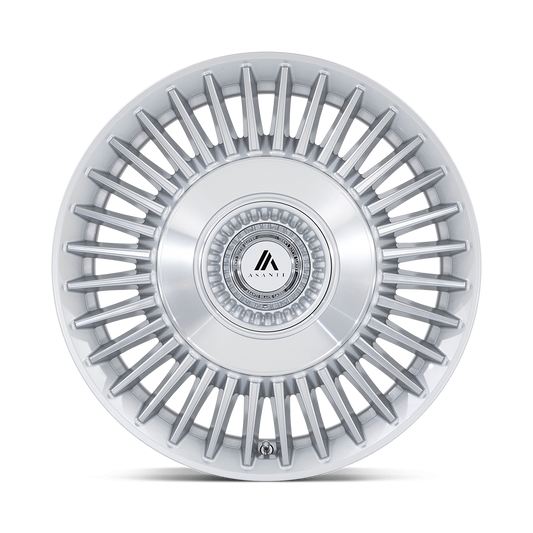 ASANTI WHEELS TIARA - Gloss Silver Bright Machined Face | Luxurious, Eye-Catching Wheels Designed for Maximum Shine and Outstanding Performance
