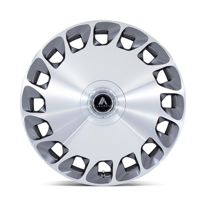 ASANTI WHEELS ARISTOCRAT - Gloss Platinum Bright Machined Face | Luxurious, Eye-Catching Wheels Designed for Maximum Style and High-Performance Appeal