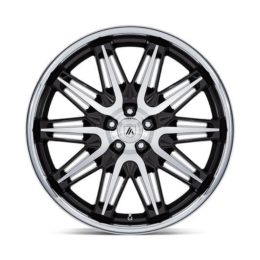 ASANTI WHEELS IMPERATOR - Gloss Black Machined w/ Stainless Steel Lip | Striking, Premium Wheels Crafted for Bold Style and Unmatched Performance