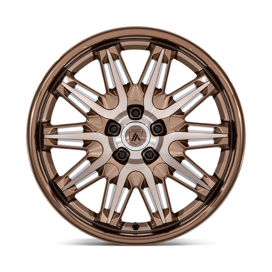 ASANTI WHEELS IMPERATOR - Bronze Machined w/ Stainless Steel Lip | Luxurious, Bold Wheels Designed for Maximum Impact and Performance